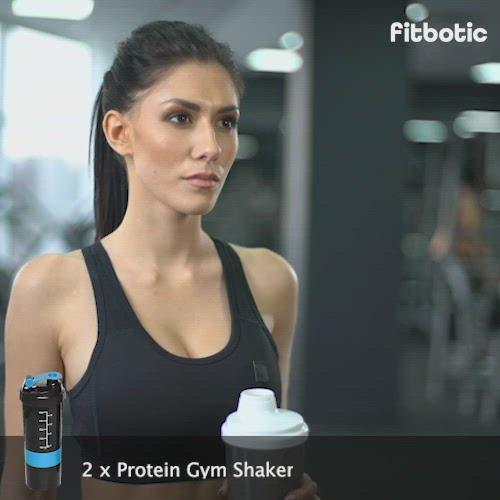 Protein Shaker Bottle Electric - 24 oz Premium Gym Accessories Shaker –  BABACLICK